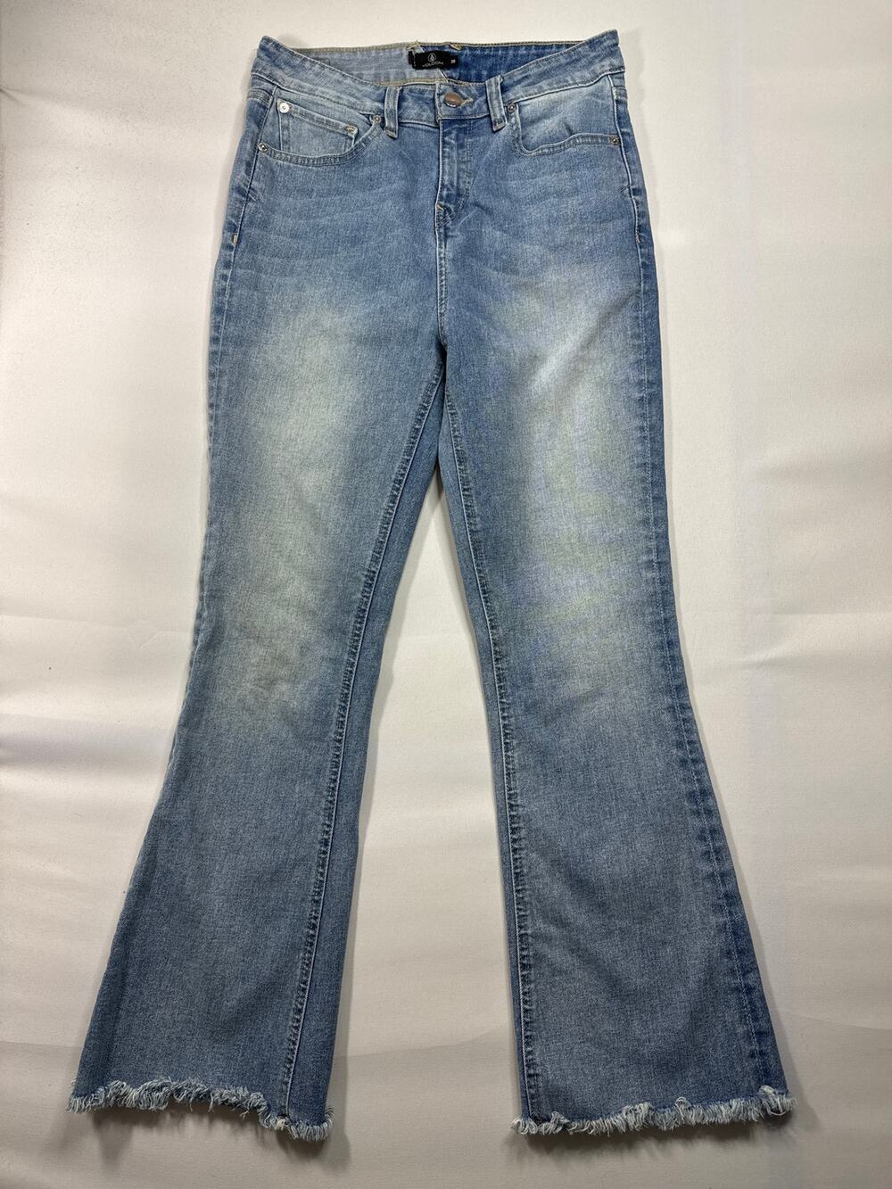 Volcom Women's High Rise Stoney Kick Flare Ankle‎  Jeans - Size 28 (27x26.5)*